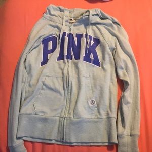 Light blue victoria secret PINK jacket
